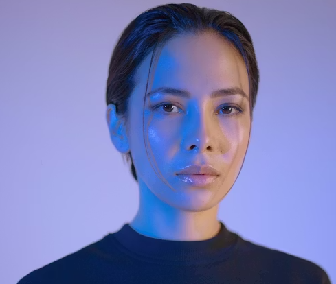 Step 2: Upload second face photo for blending - AI facial landmark detection and alignment